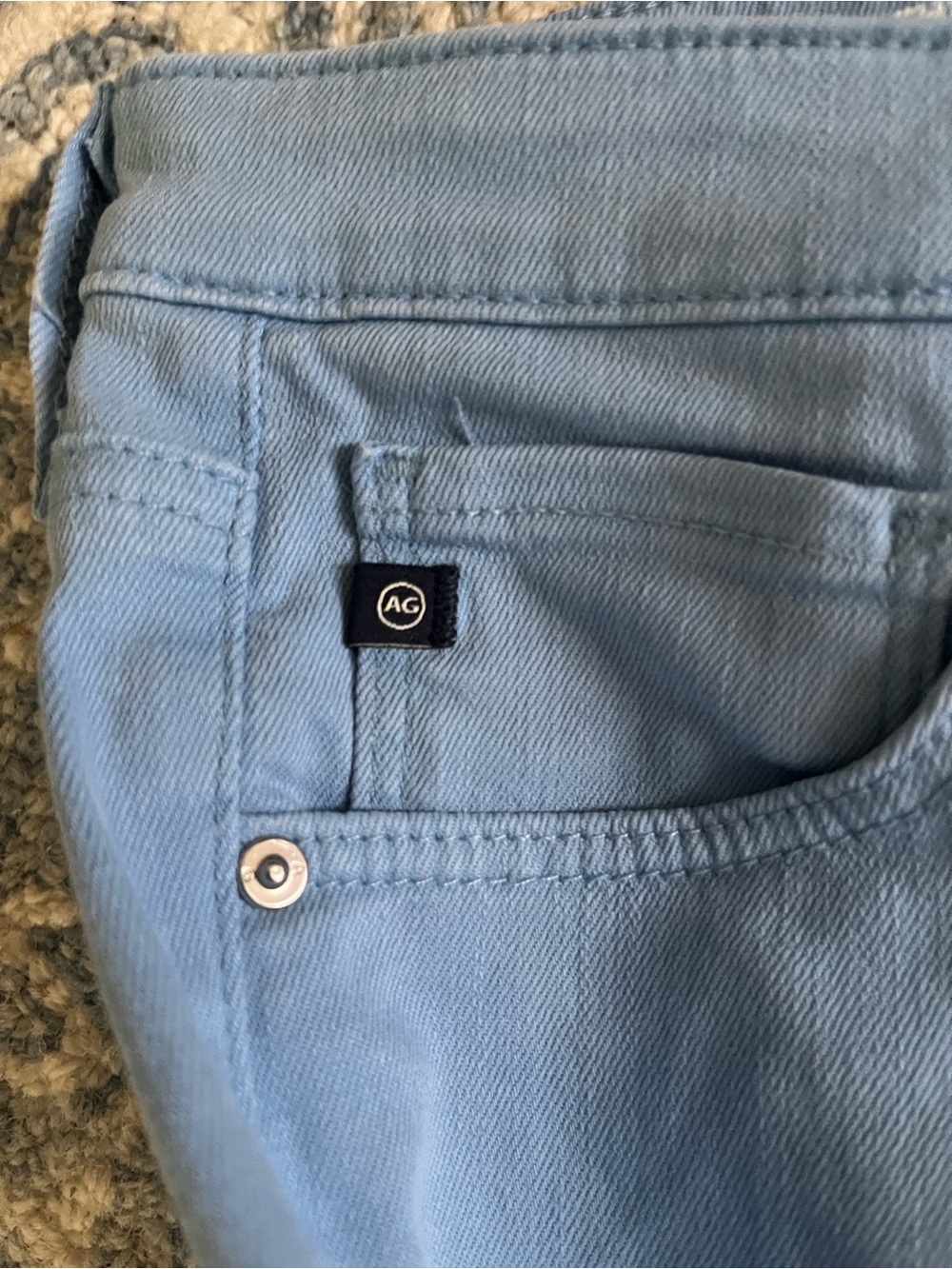Ag Adriano Goldschmied Sky Blue Skinny Jeans